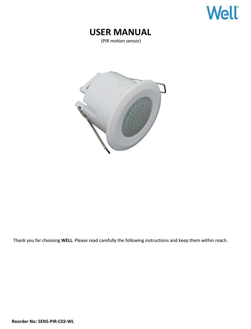 Well SENS-PIR-C02-WL user manual