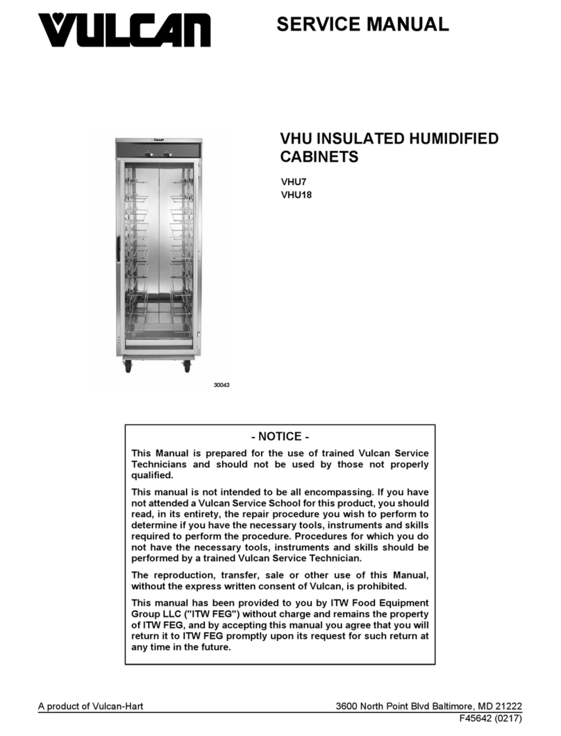 Vulcan-Hart VHU Series User manual
