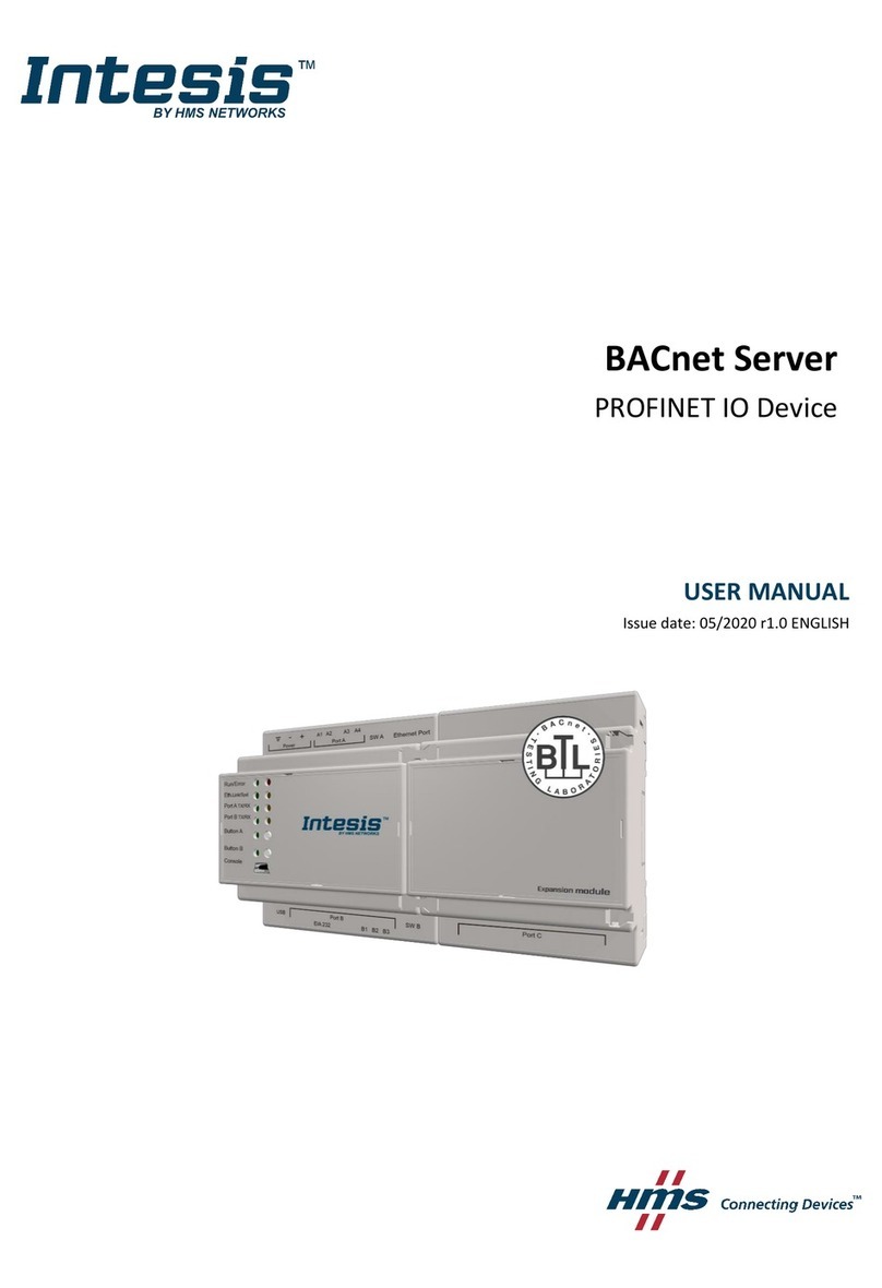 HMS Networks Intesis BACnet user manual