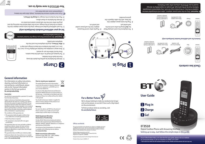 BT BT3510 User manual