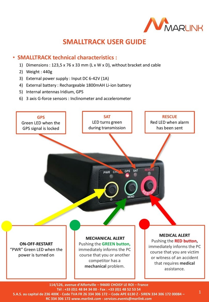 MARLINK SMALLTRACK User manual