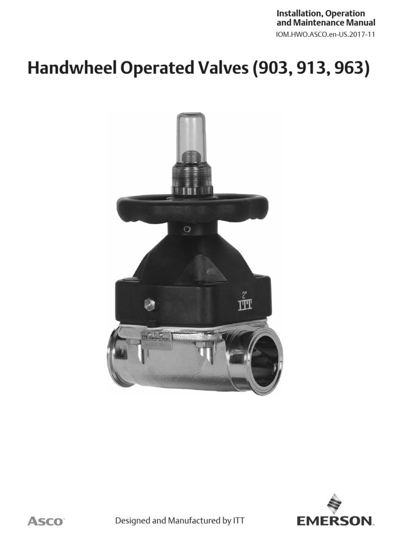 Emerson 903 Installation, operation and maintenance manual