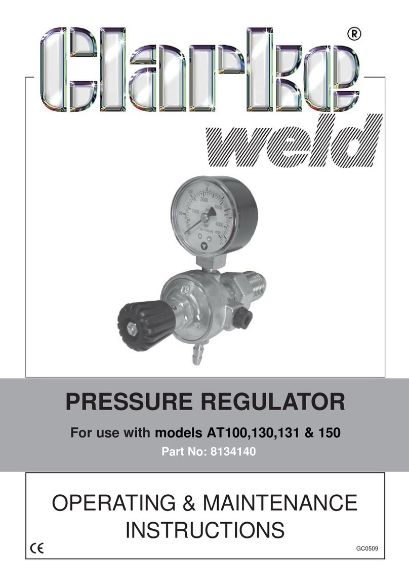 Clarke Weld AT100 Operating & maintenance instructions