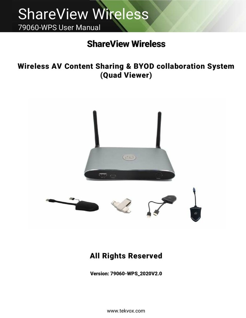 Tekvox ShareView Wireless user manual