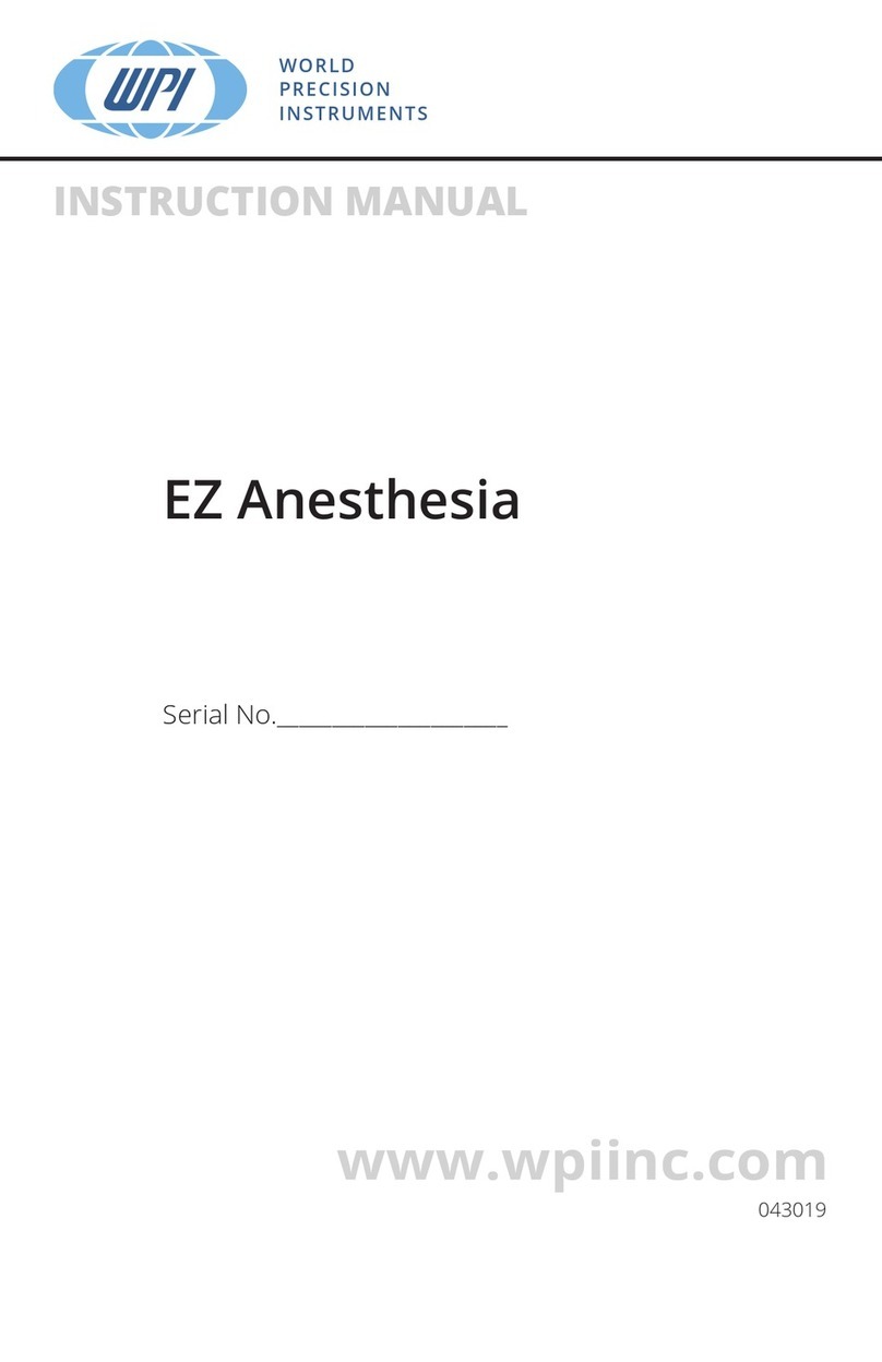 WPI EZ Anesthesia User manual