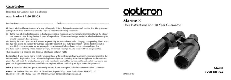 Opticron Marine-3 Product information sheet Opticron Marine-3 Product information sheet