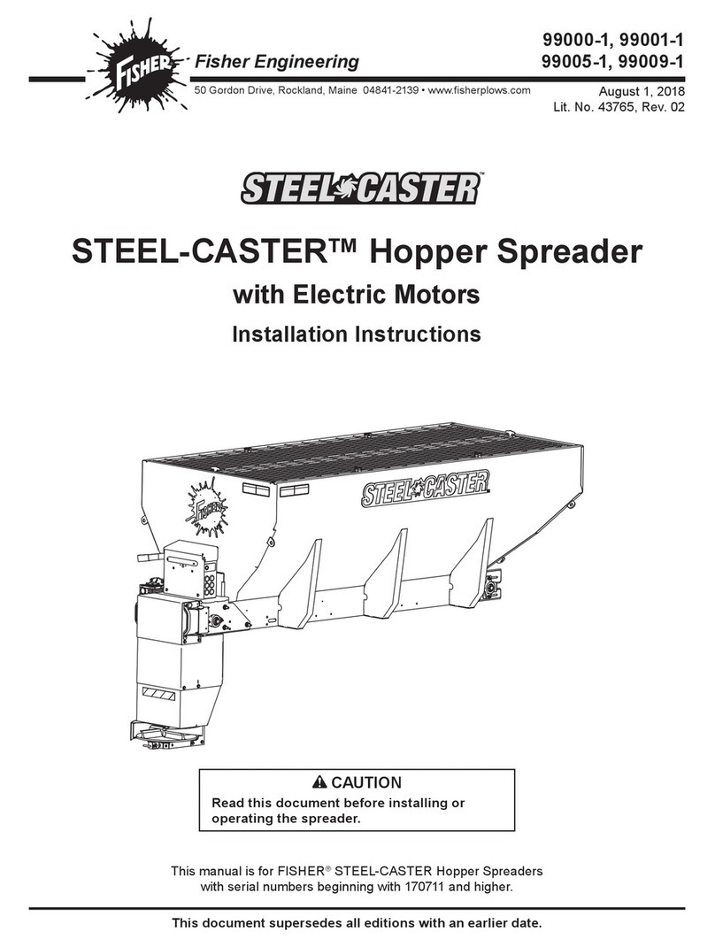 Fisher Engineering STEEL-CASTER Series installation instructions Fisher Engineering STEEL-CASTER Series installation instructions