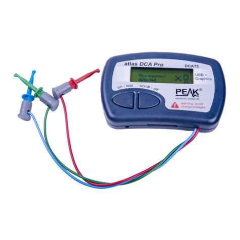 Peak Atlas DCA75 Pro User manual