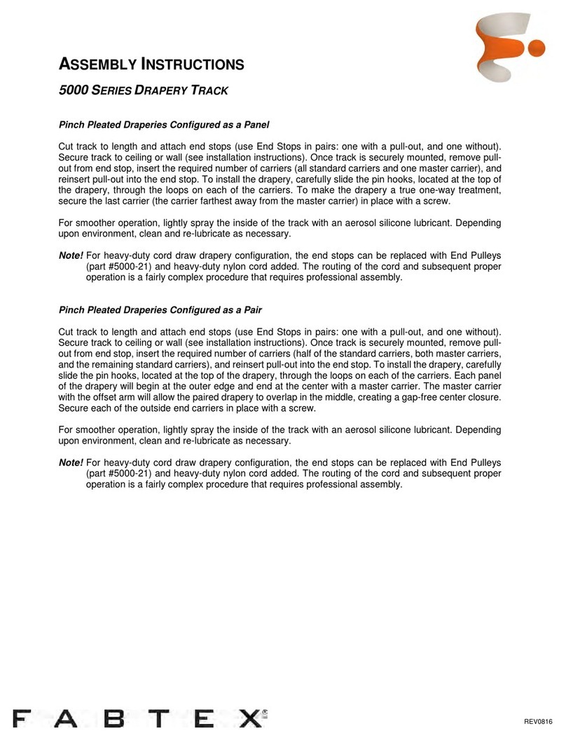 Fabtex 5000 Series User manual