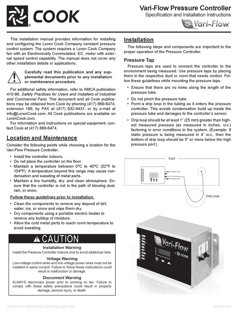Loren Cook Vari-Flow User manual