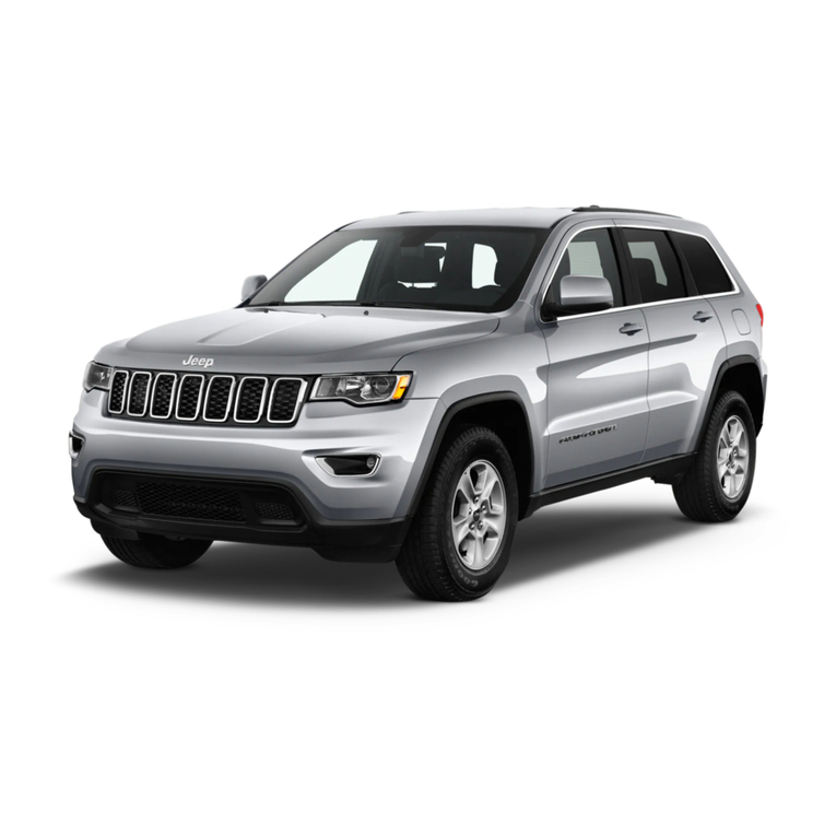 Jeep grand cherokee 2018 User manual