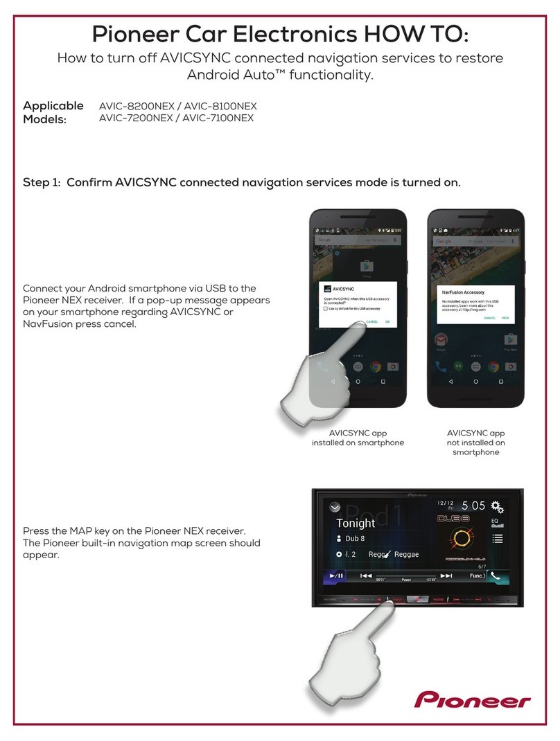 Pioneer AVIC-8200NEX manual