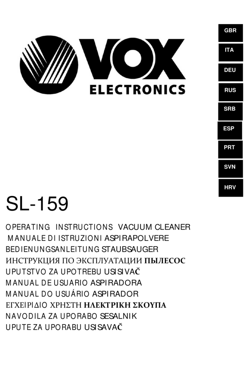 VOX electronics SL-159 User manual