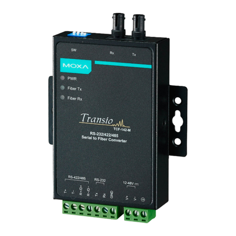 Moxa Technologies TCF-142 Series Quick installation guide