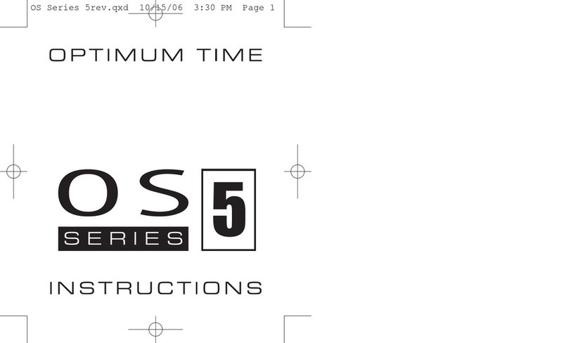 Optimum Time OS 5 Series instructions