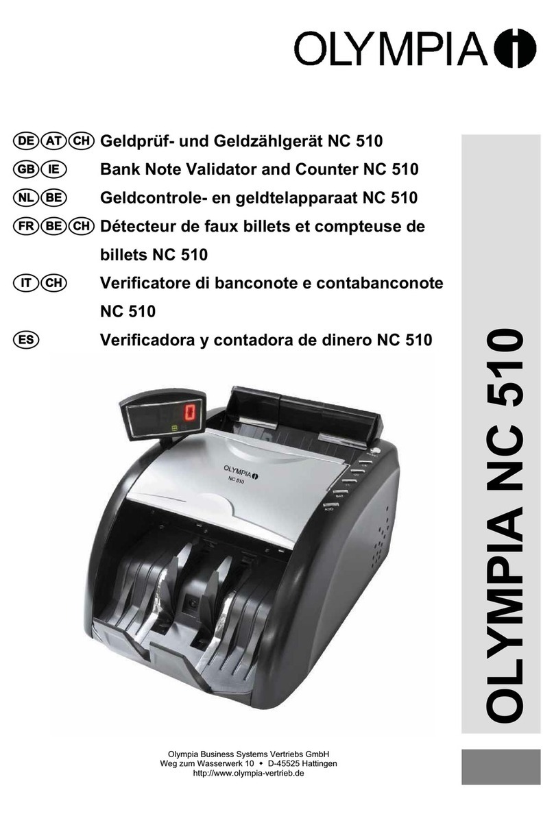 Olympia NC 510 instruction manual