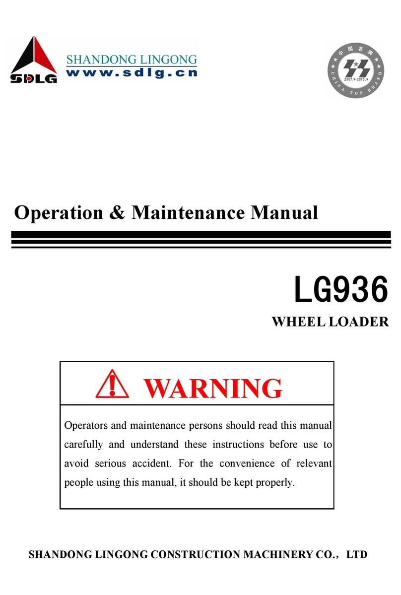SDLG LG936 Operation & maintenance manual
