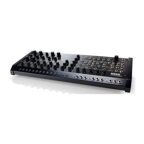 Korg MS-20M User manual