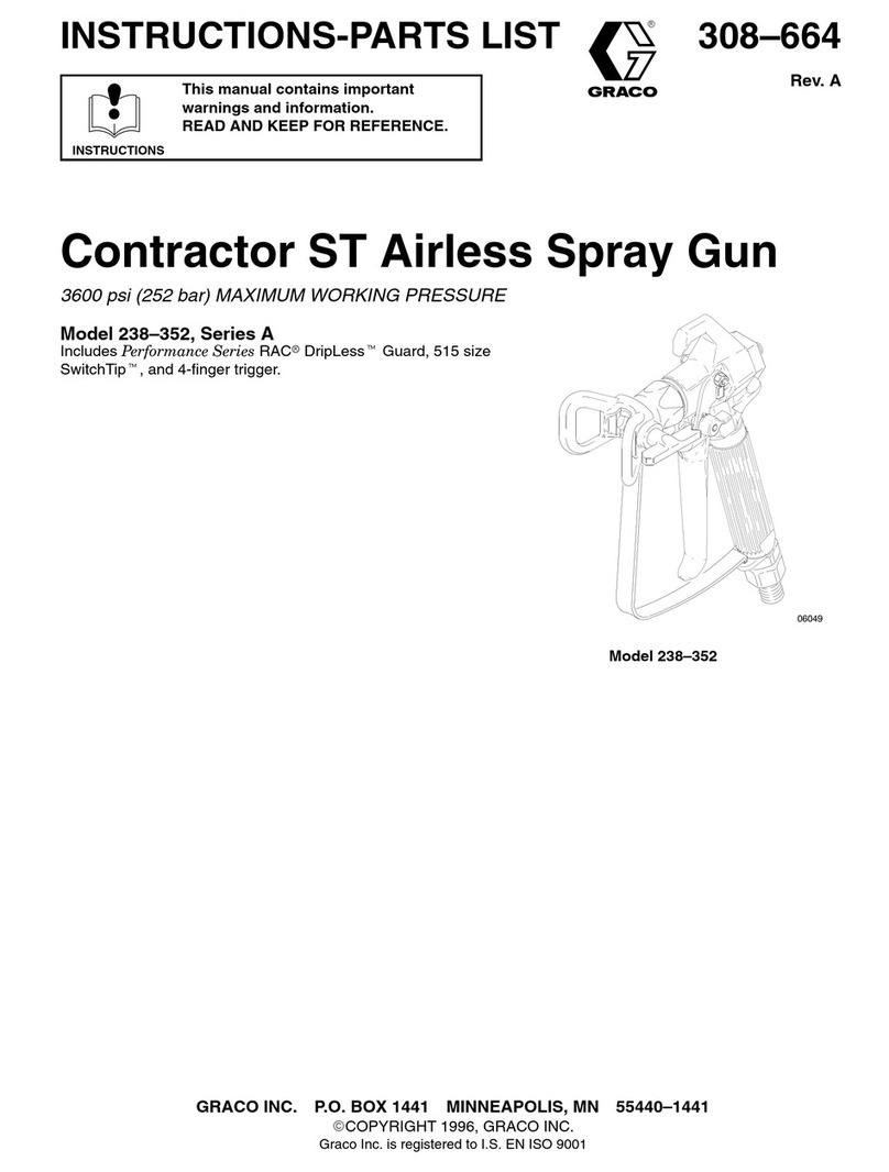 Graco Contractor ST Instructions-parts list