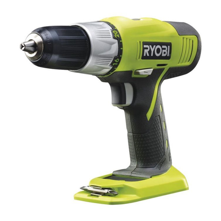Ryobi R18DDP Original instructions