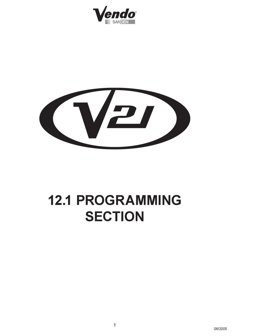 SandenVendo V21 Series Programming Instruction