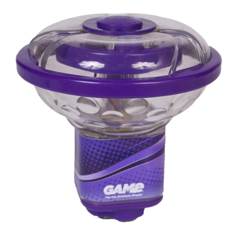 GAME UNDERWATER LIGHT SHOW & FOUNTAIN 3567 instructions
