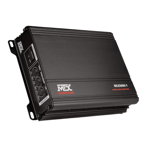 MTX MUD600-1 owner's manual