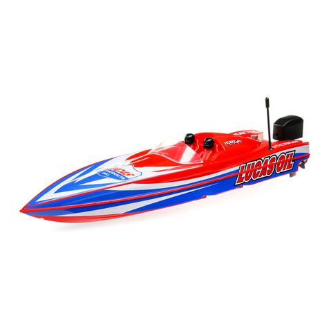 Horizon Hobby PROBOAT 17 POWER BOAT RACER DEEP V User manual