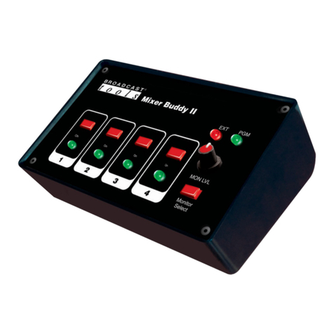Broadcast Tools Mixer Buddy II User manual