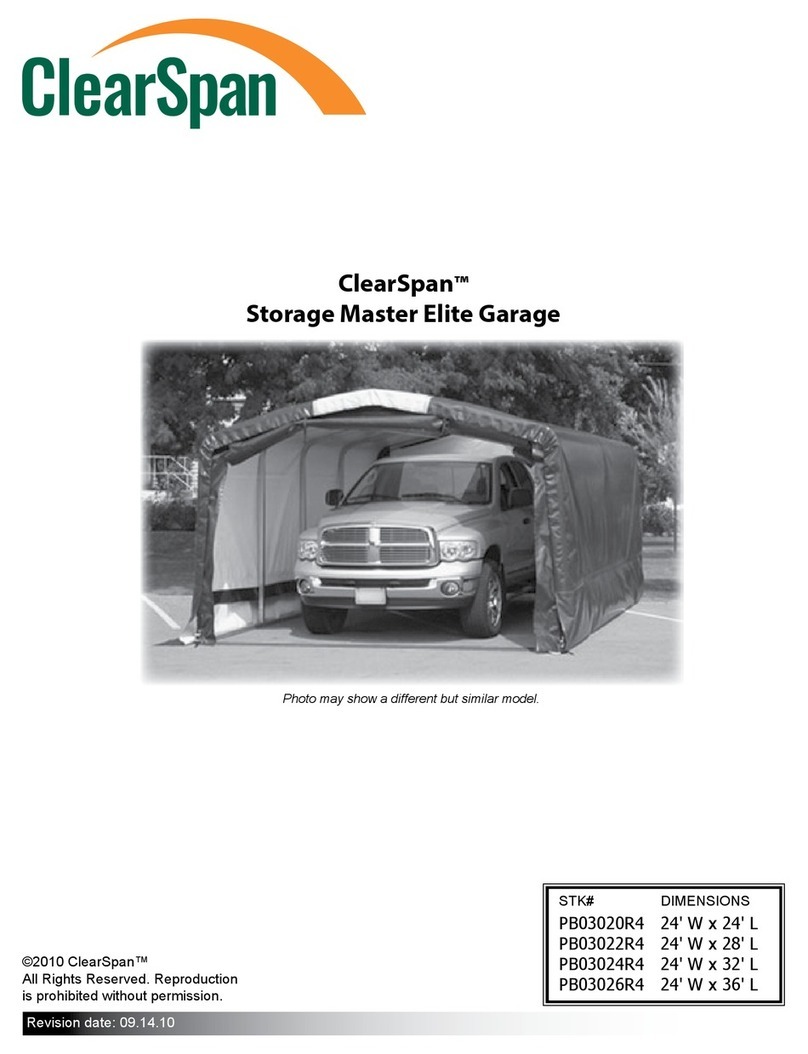 ClearSpan PB03020R4 instruction manual