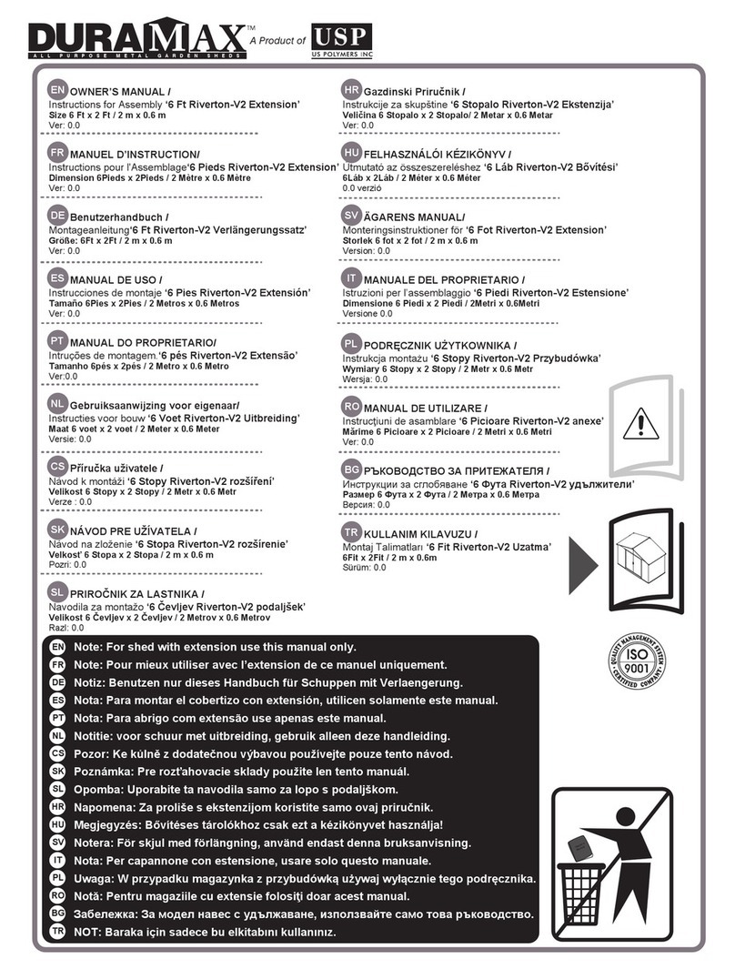 USP Duramax 6 Ft Riverton-V2 Extension owner's manual