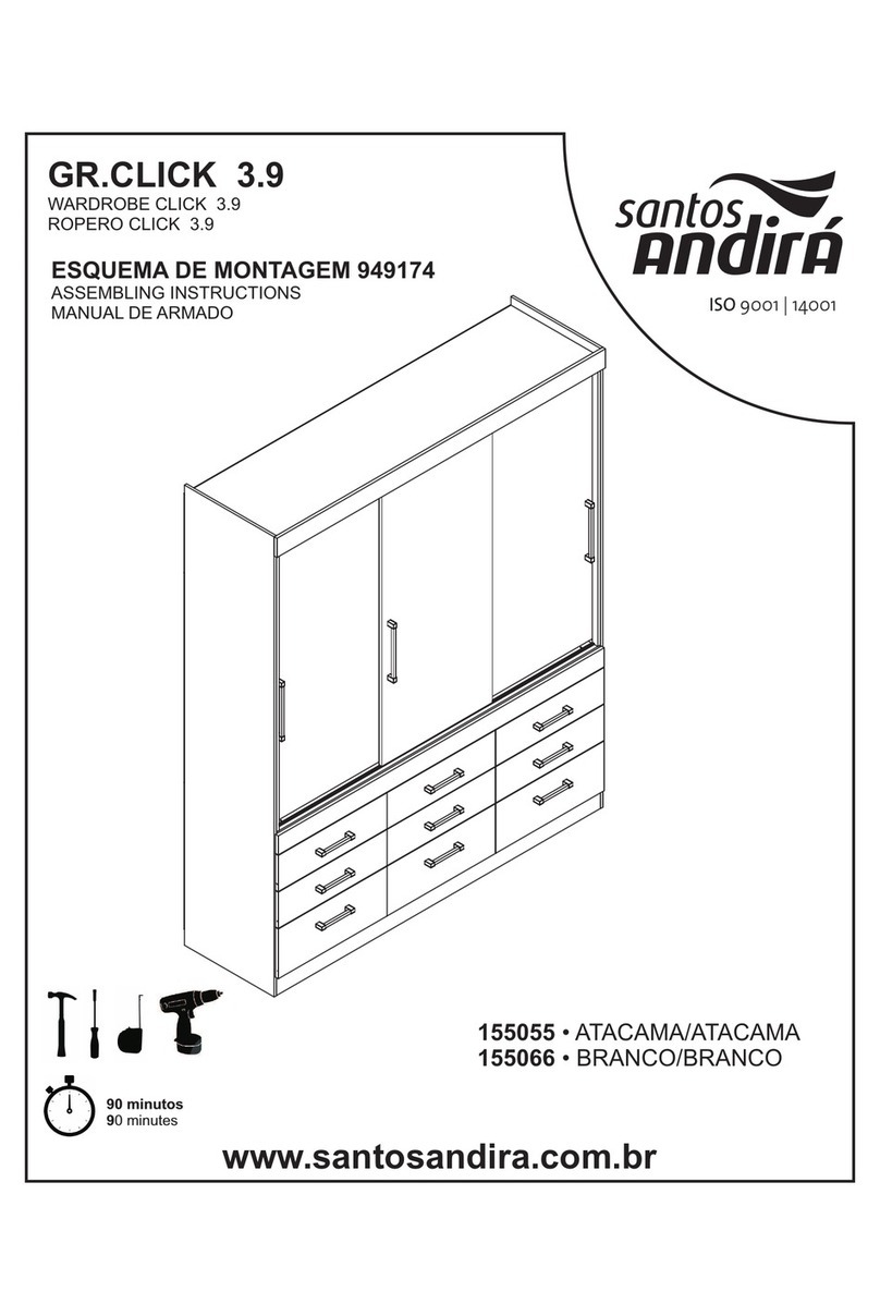 Santos Andirá GR.CLICK 3.9 155055 Assembling instructions Santos Andirá GR.CLICK 3.9 155055 Assembling instructions