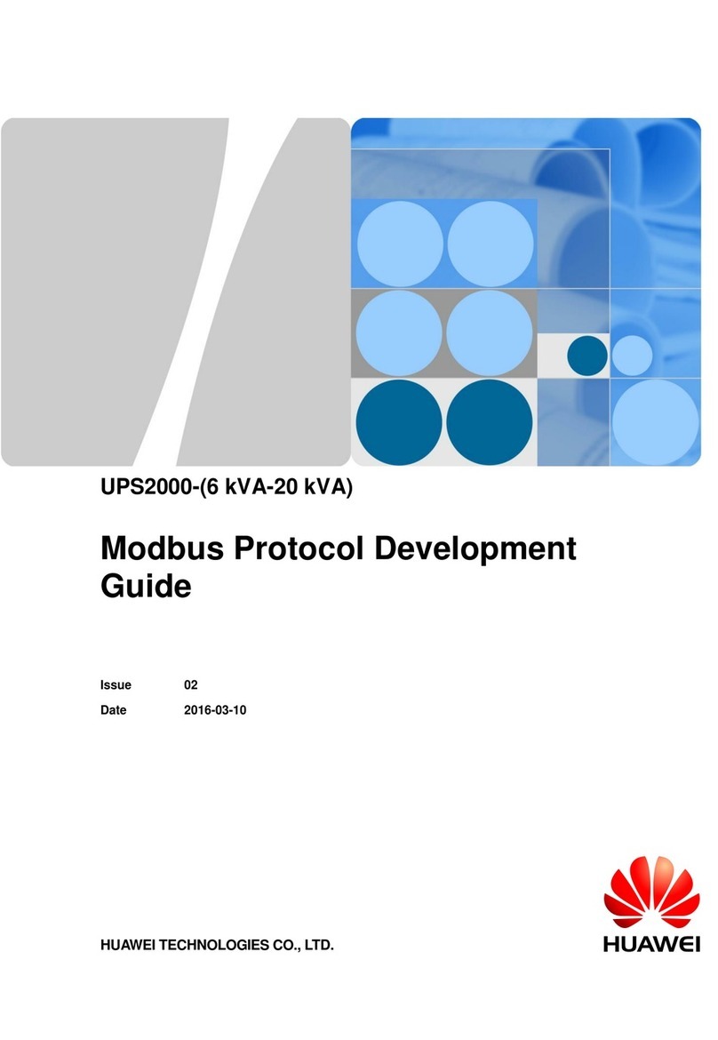 Huawei UPS2000 Series Development guide