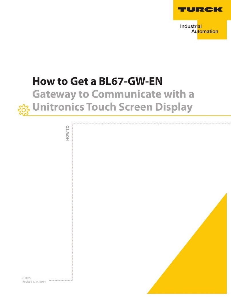 turck BL67-GW-EN Installation and user guide