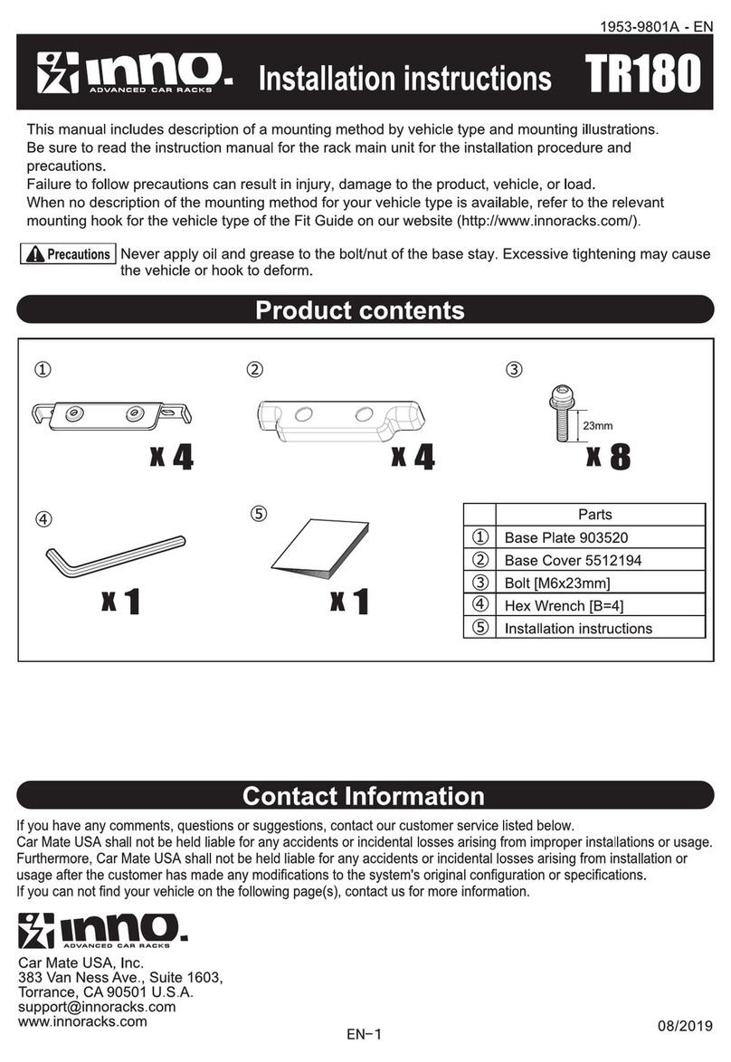 INNO TR180 installation instructions