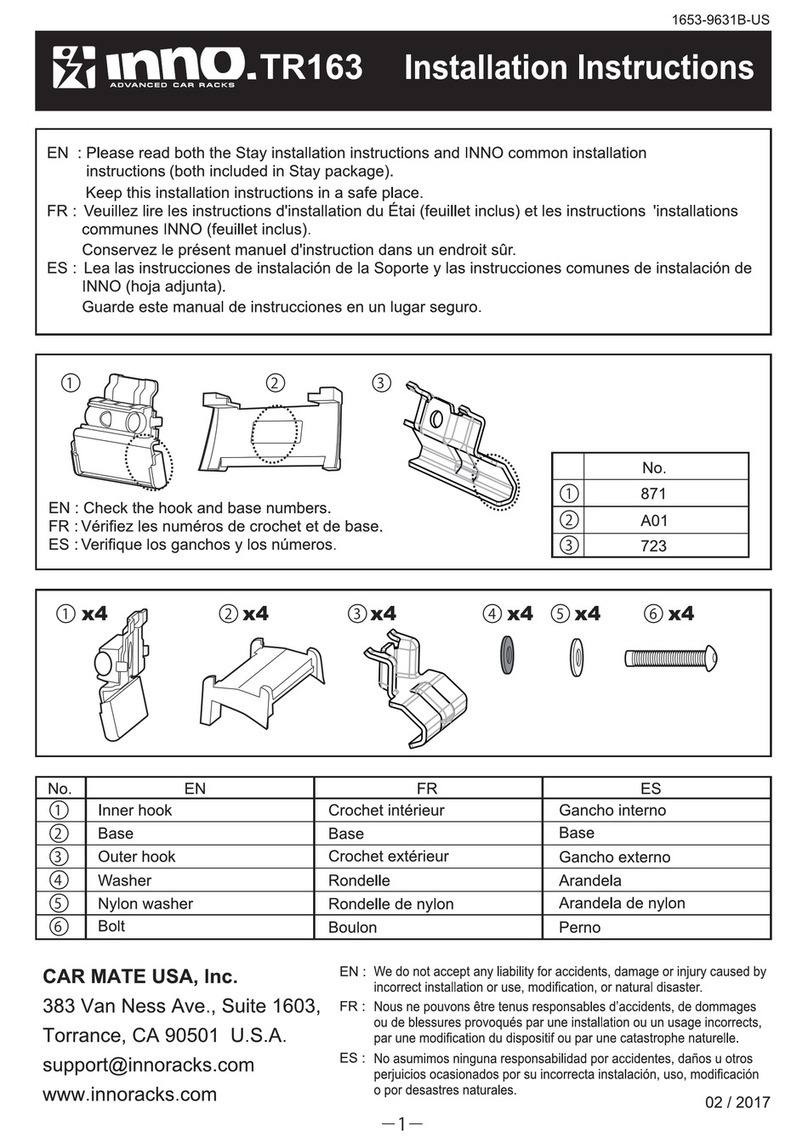 INNO TR163 installation instructions