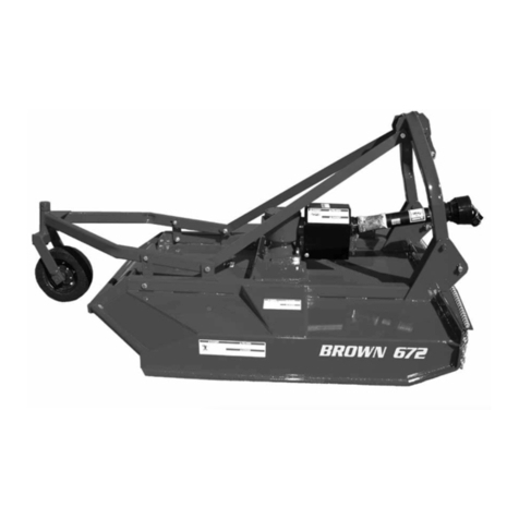 BROWN 672HD Owner's/operator's manual