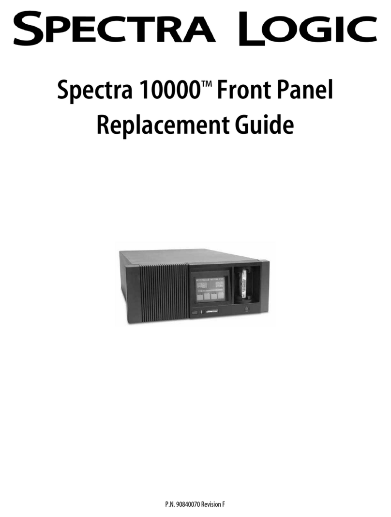 Spectra Logic Spectra 10000 Parts list manual