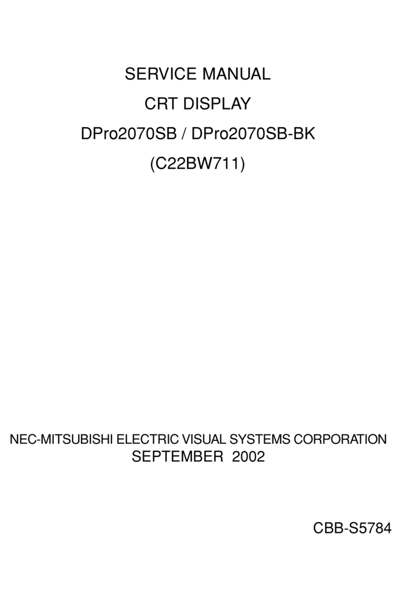 NEC DPro2070SB User manual