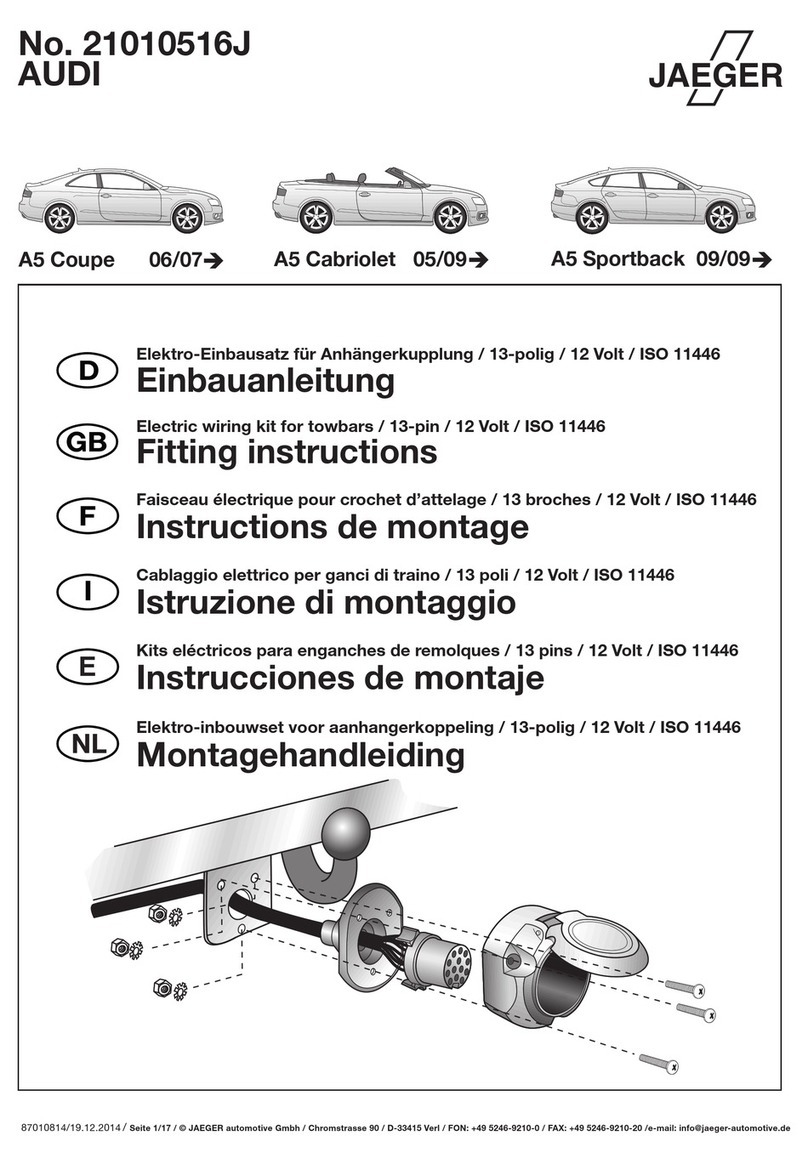 Jaeger 21010516J User manual Jaeger 21010516J User manual
