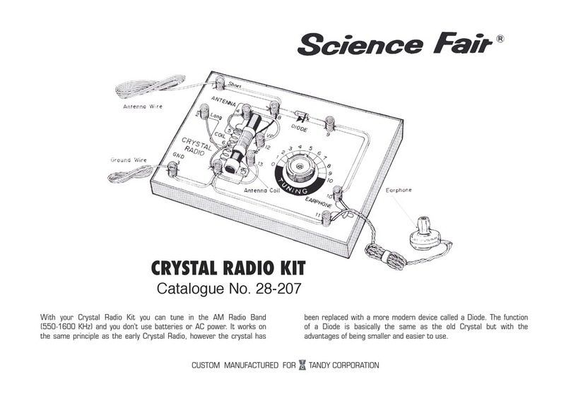 Tandy Science Fair 28-207 User manual