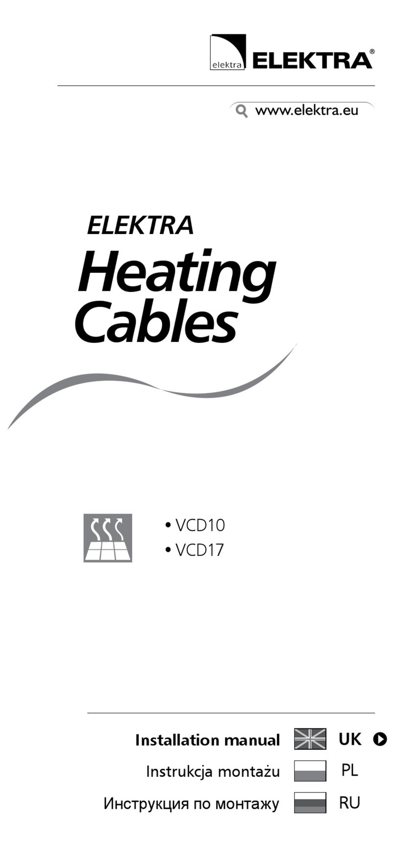 ELEKTRA VCD10 installation manual ELEKTRA VCD10 installation manual