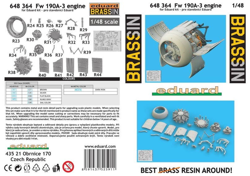 Eduard Brassin 648 364 FW 190A-3 Engine manual