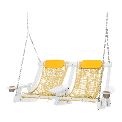Pawleys Island COASTAL DURAWOOD DELUXE DOUBLE PORCH SWING instructions