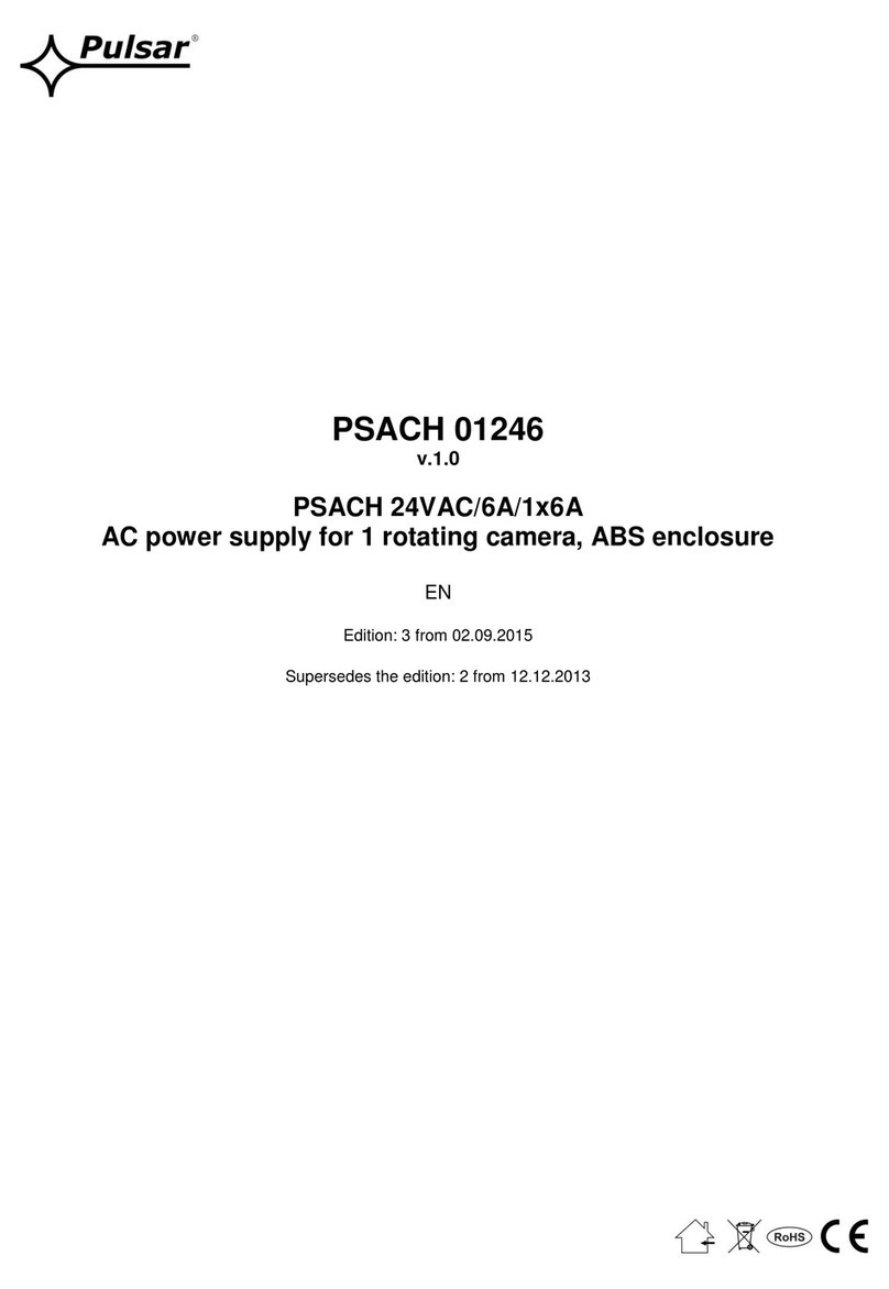 Pulsar PSACH 01246 User manual