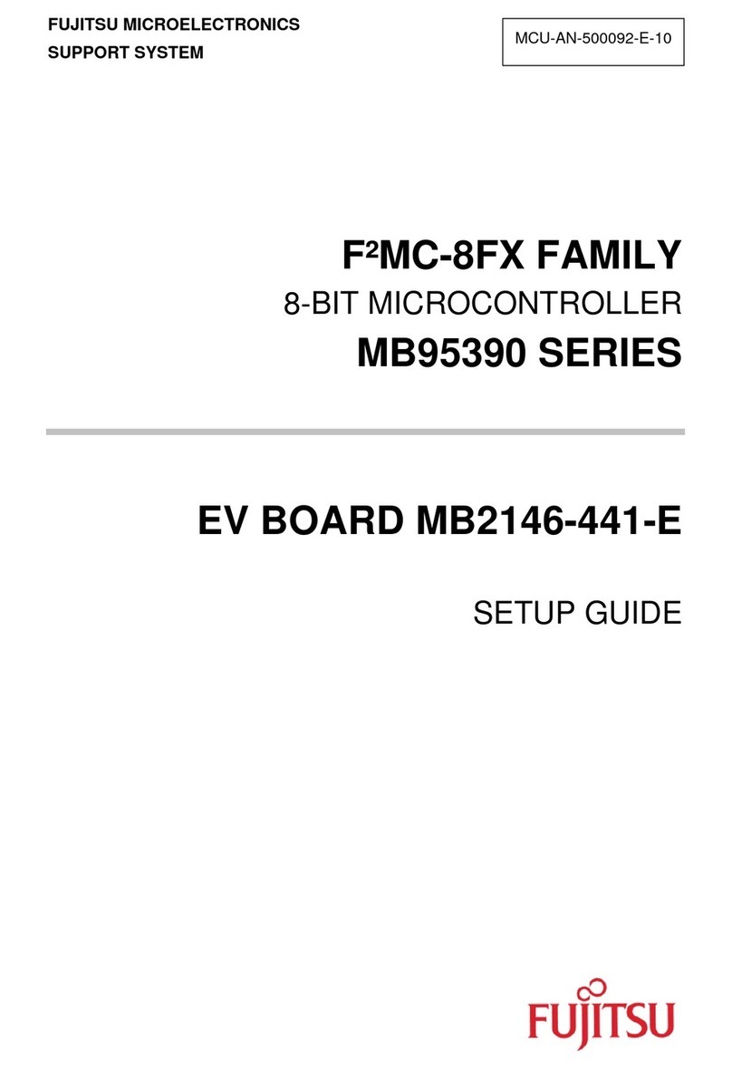 Fujitsu F2MC-8FX MB95390 Series Setup guide