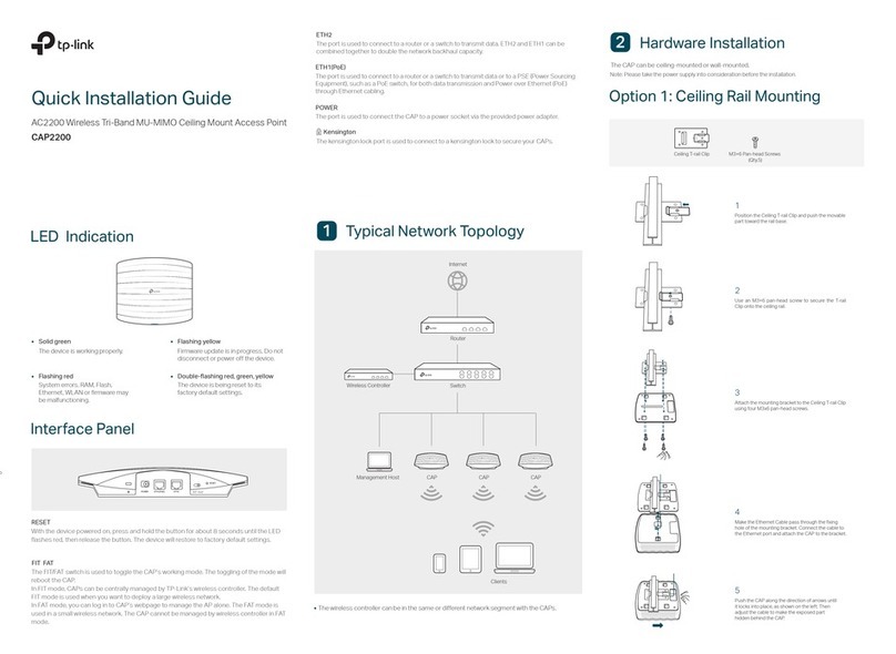 TP-Link CAP2200 Quick installation guide