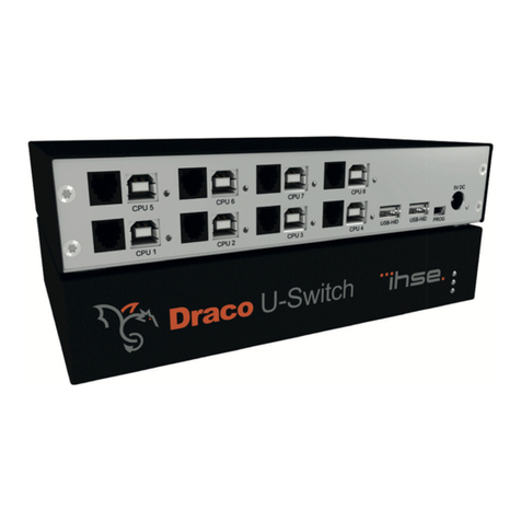 Ihse Draco U-Switch 476 Series Specification sheet Ihse Draco U-Switch 476 Series Specification sheet