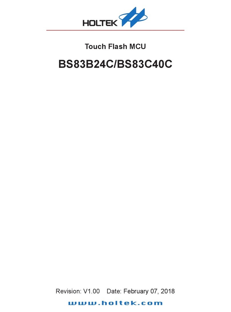 Holtek BS83B24C manual