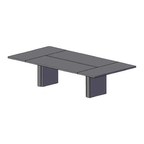 Indiana Furniture One 10 Block 4 Piece Conference Table Assembly instructions Indiana Furniture One 10 Block 4 Piece Conference Table Assembly instructions